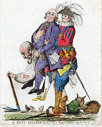 El Tercer Estado cargando al Primer y al Segundo Estado. From Wikimedios.org